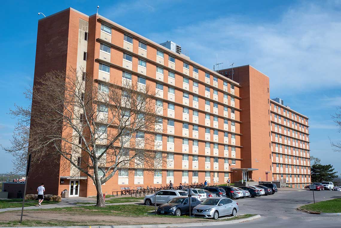 exterior view of Ellsworth Hall