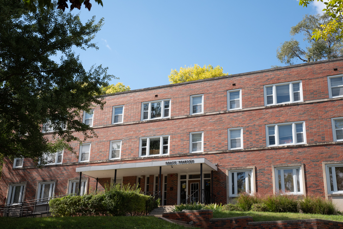 exterior view of Grace Pearson Hall