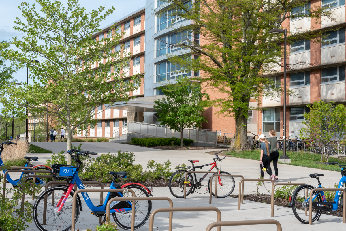 exterior view of Hashinger Hall