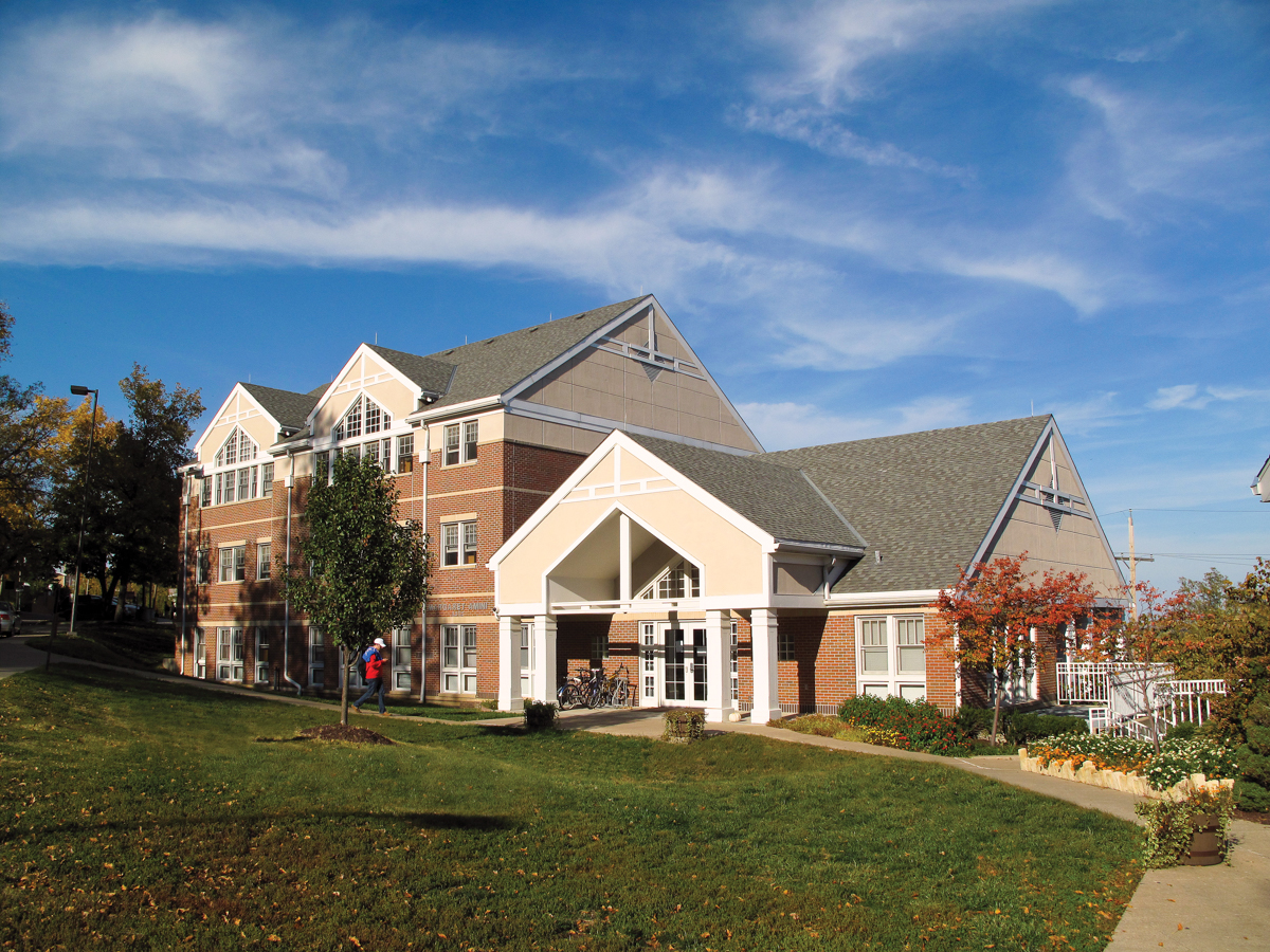 Exterior View of Margaret Amini Scholarship Hall 