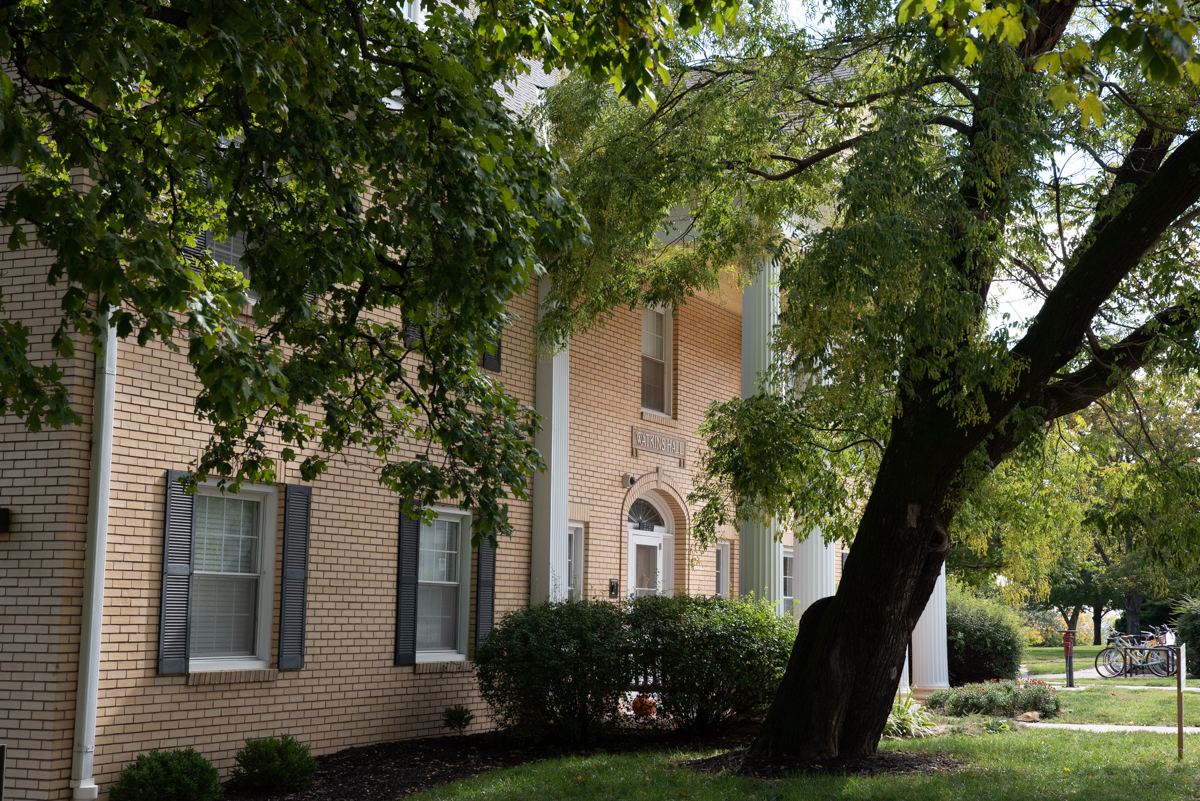 exterior view of Watkins Hall