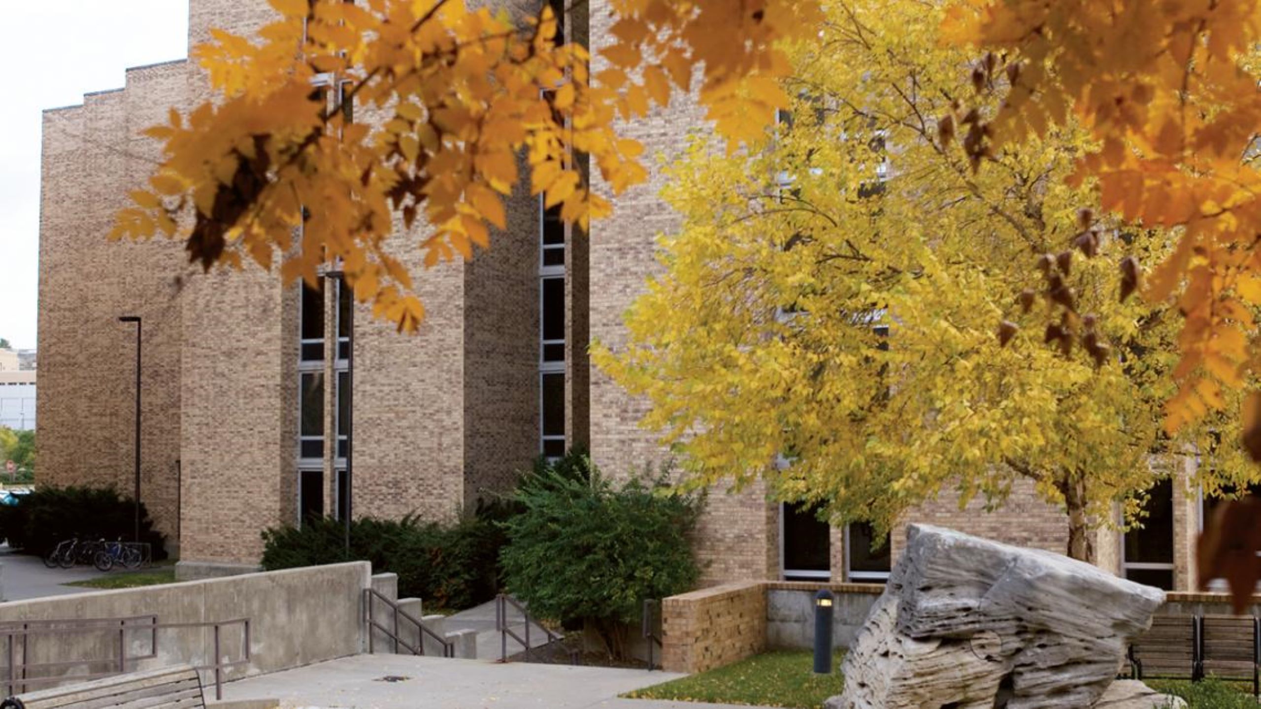 Jayhawker towers in fall