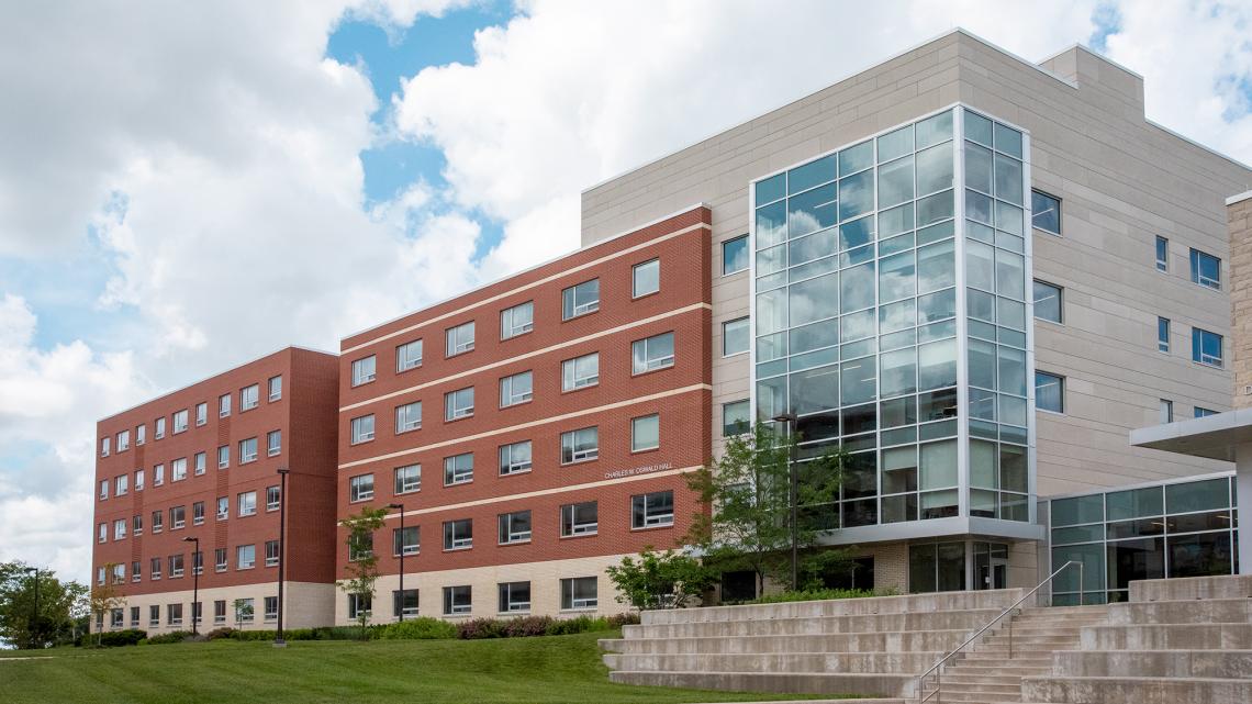 Exterior view of Oswald Hall 