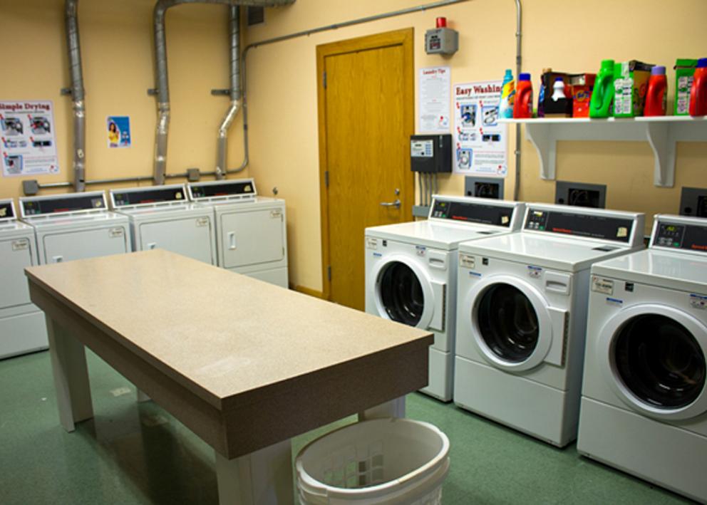 Margaret Amini Hall Laundry room
