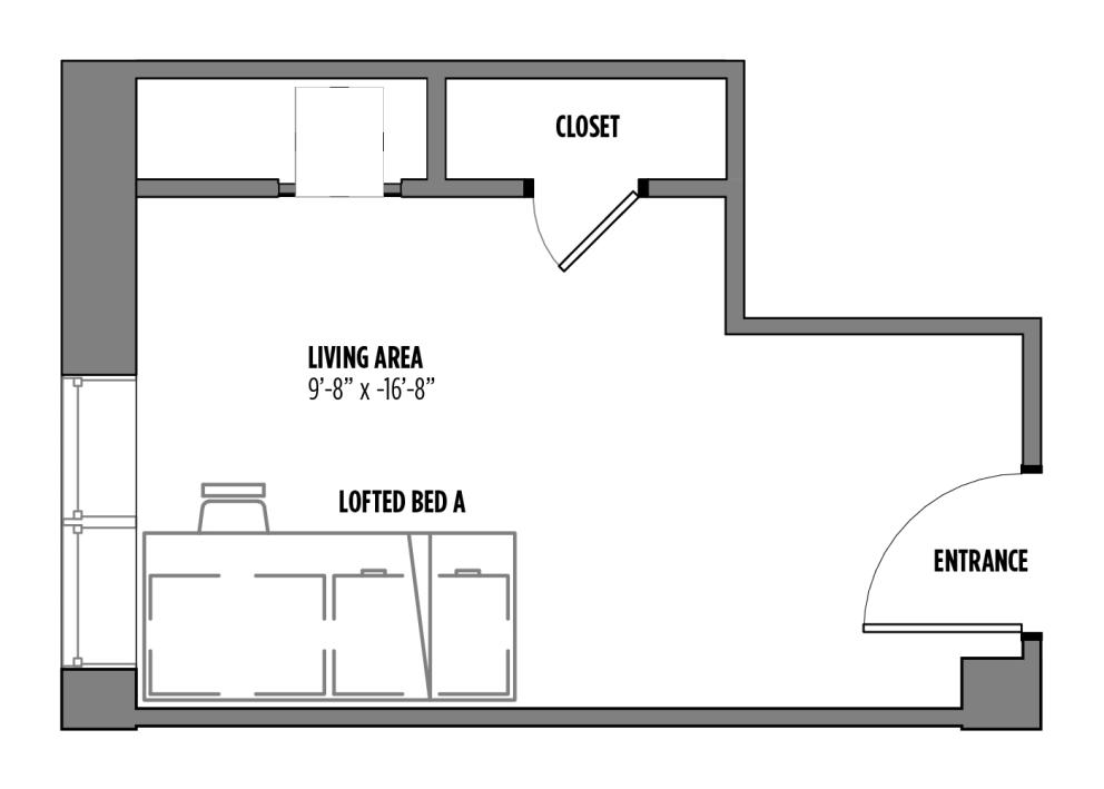 Corbin 1-Person room