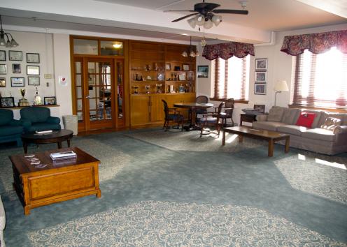 Douthart Hall living room