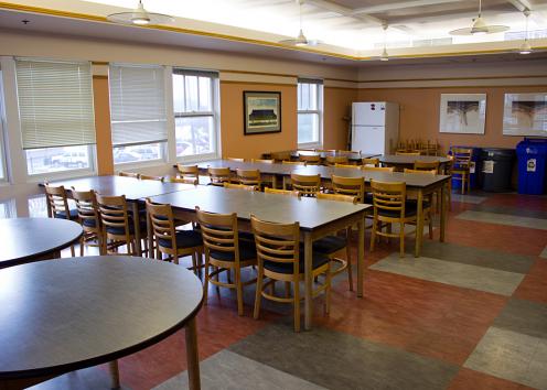 K.K. Amini Hall dining hall