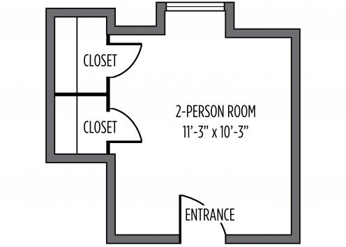 Miller and Watkins 2-Person Room