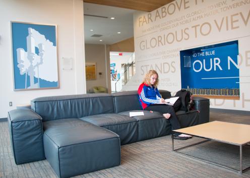 KU Traditions exhibits in Daisy Hill Commons