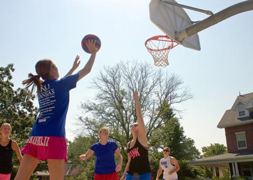 Rieger Hall Basketball court