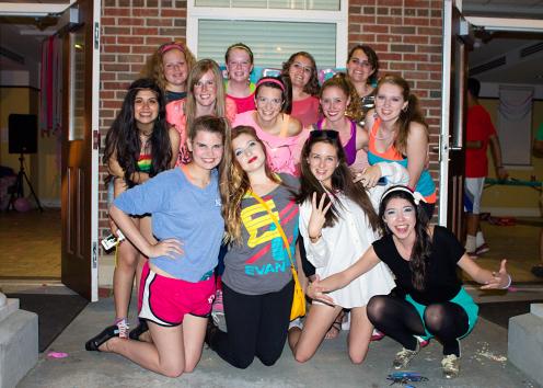 '80s night at Rieger
